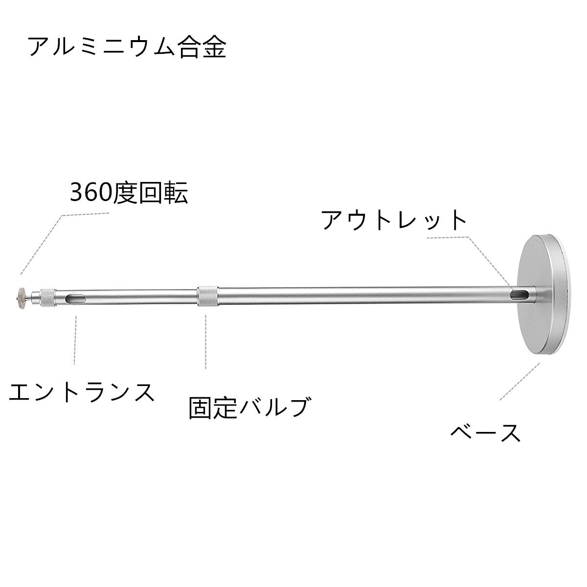 Amazon | SPIEA プロジェクター台 62-120cm 高さ調節可能 アルミ製